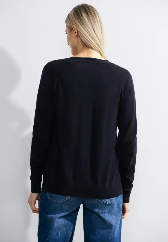 Strick Cardigan - universal blue