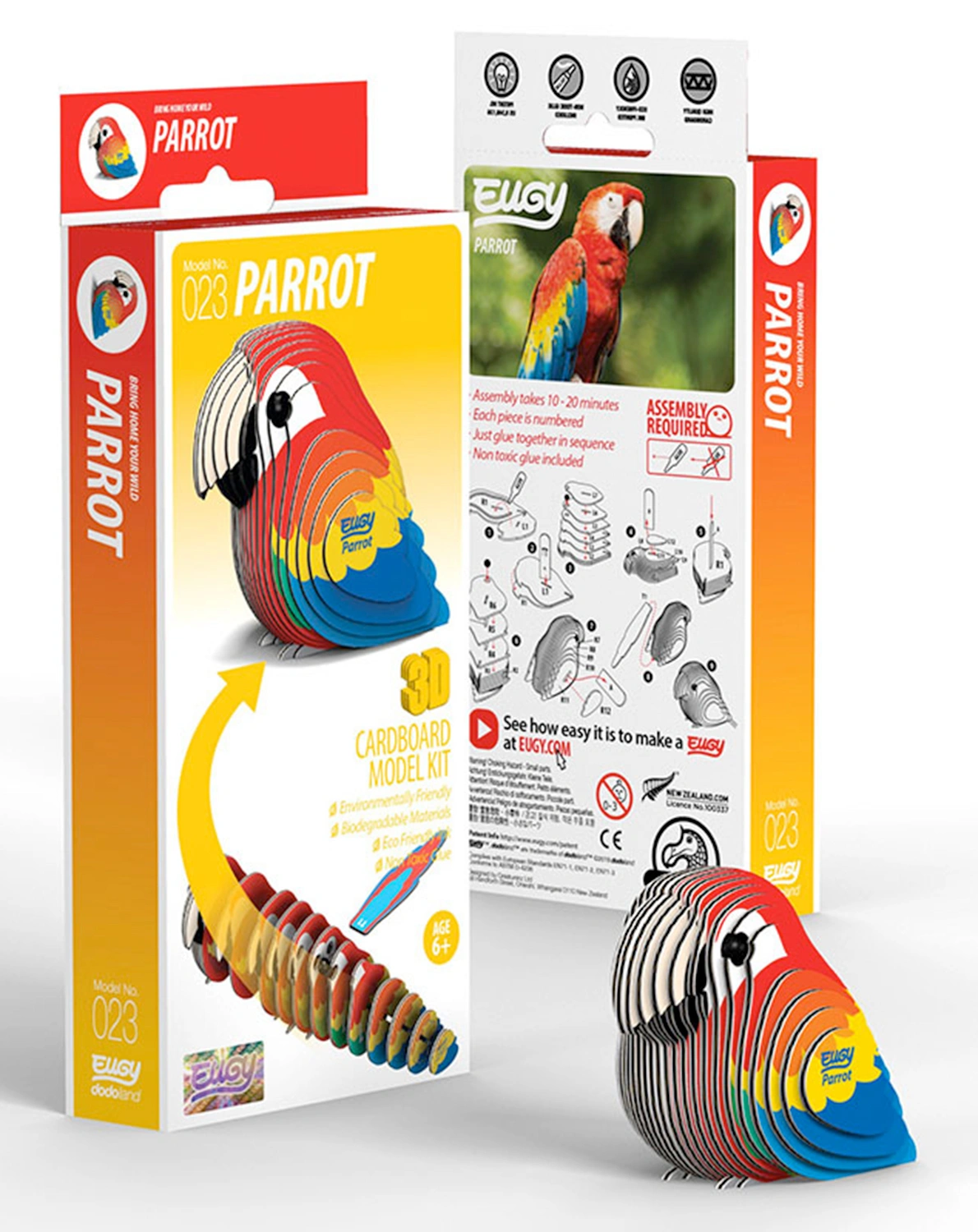 3D-Bastelset PAPAGEI