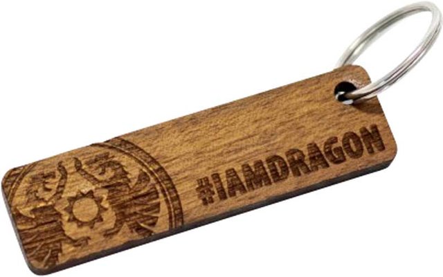 Petromax Schlüsselanhänger Holz