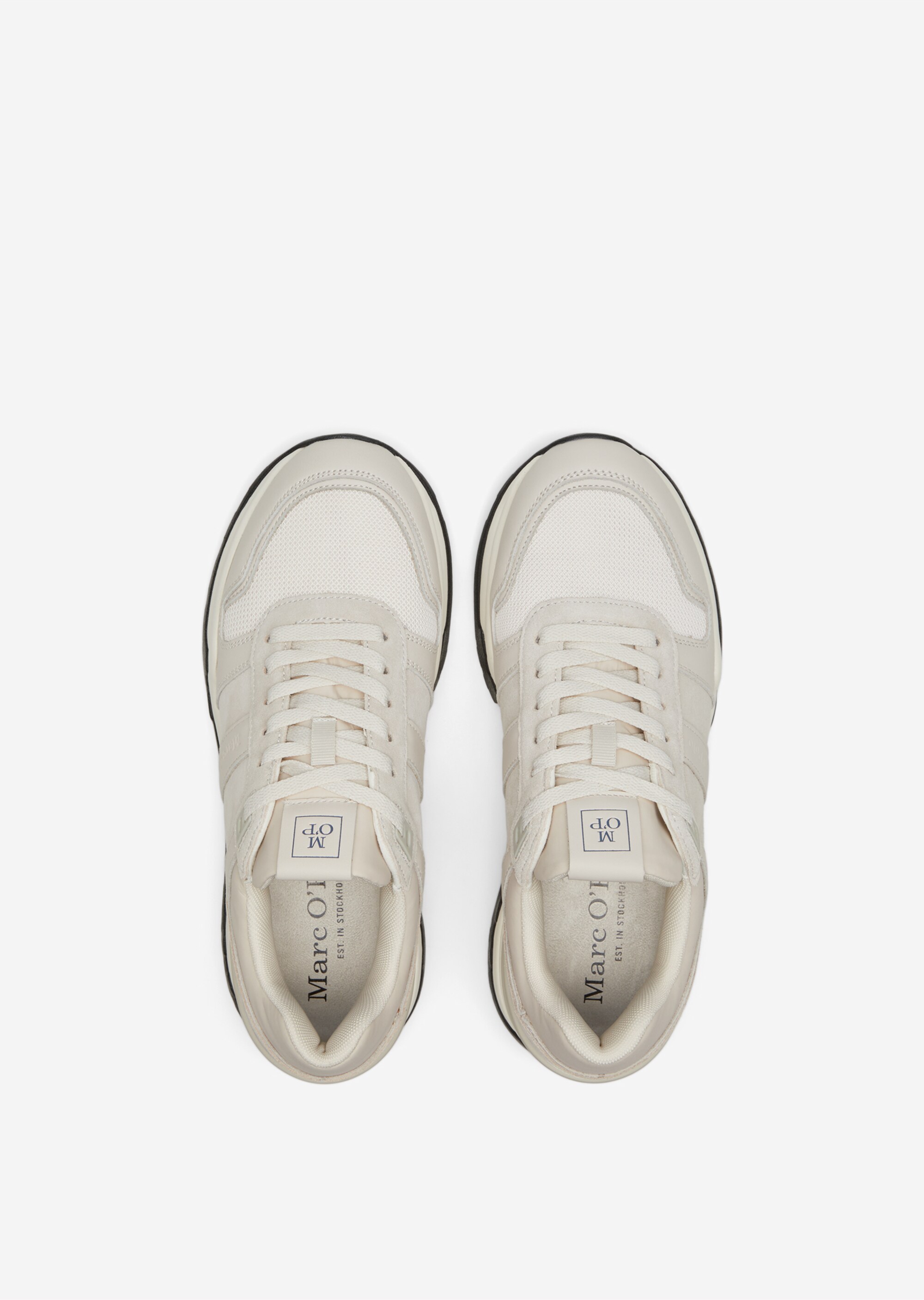 Sneaker mit zweifarbiger Laufsohle