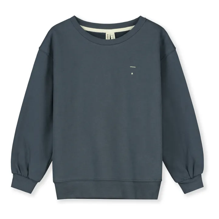 Gray Label Sweat Coton Bio | Bleu gris