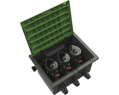 GARDENA 9V Bluetooth Ventielbox SET incl. 3 Beregeningsventielen