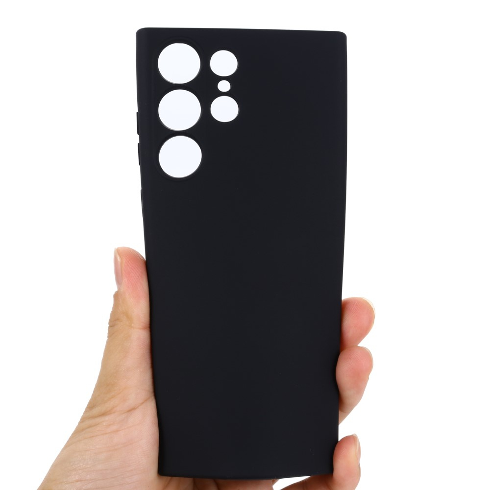 Samsung Galaxy S23 Ultra 5G Silikon Case Hülle - Schwarz