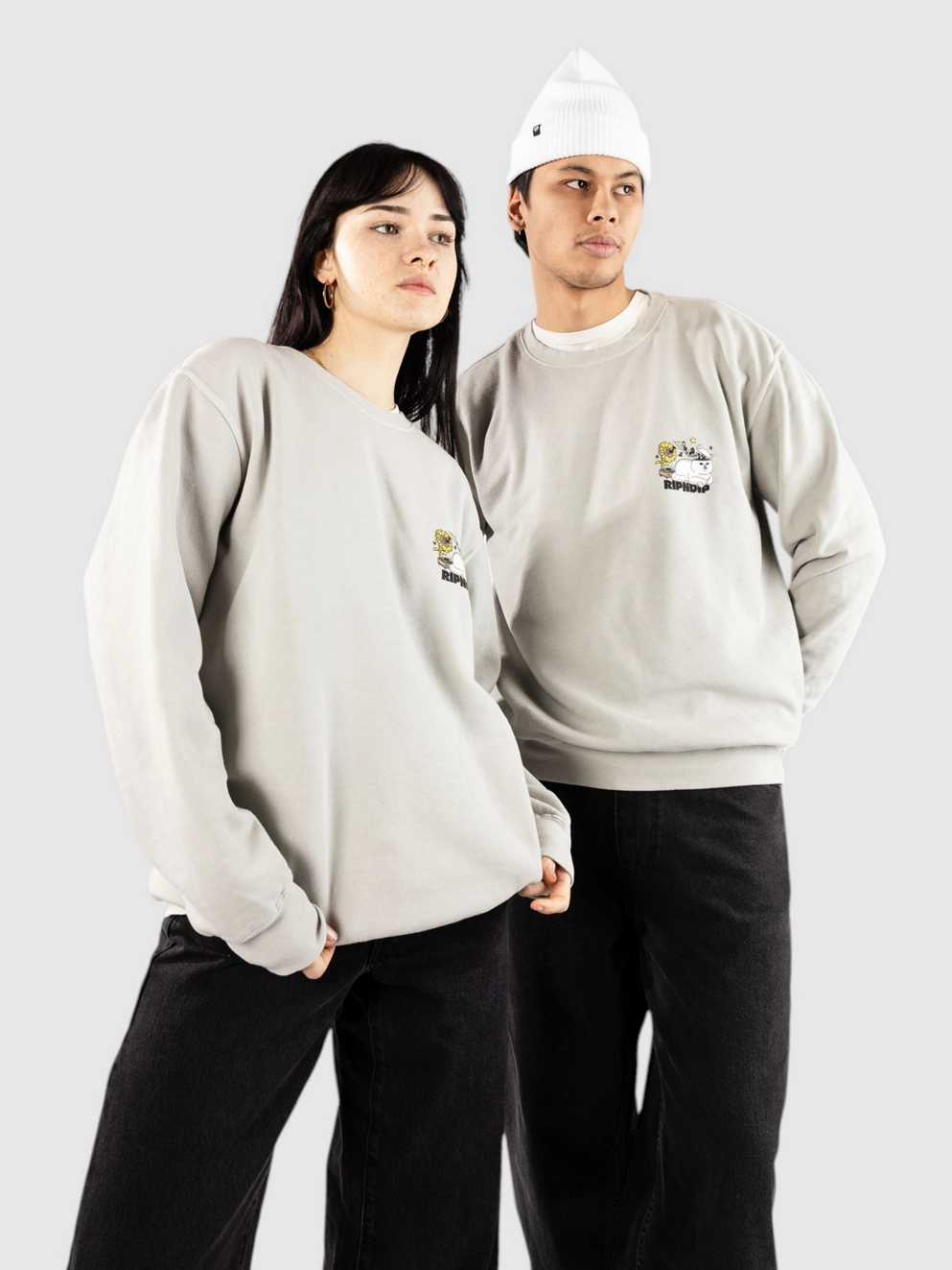 RIPNDIP No Music No Life Sweater gray