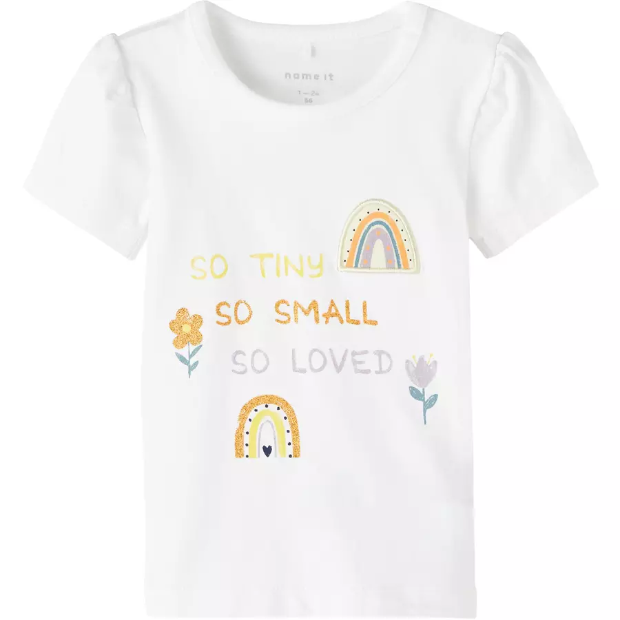 name it T-Shirt Nbfhussie Bright White