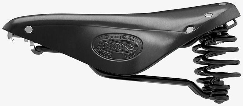 Brooks Flyer Sattel black kaufen | Bike-Discount