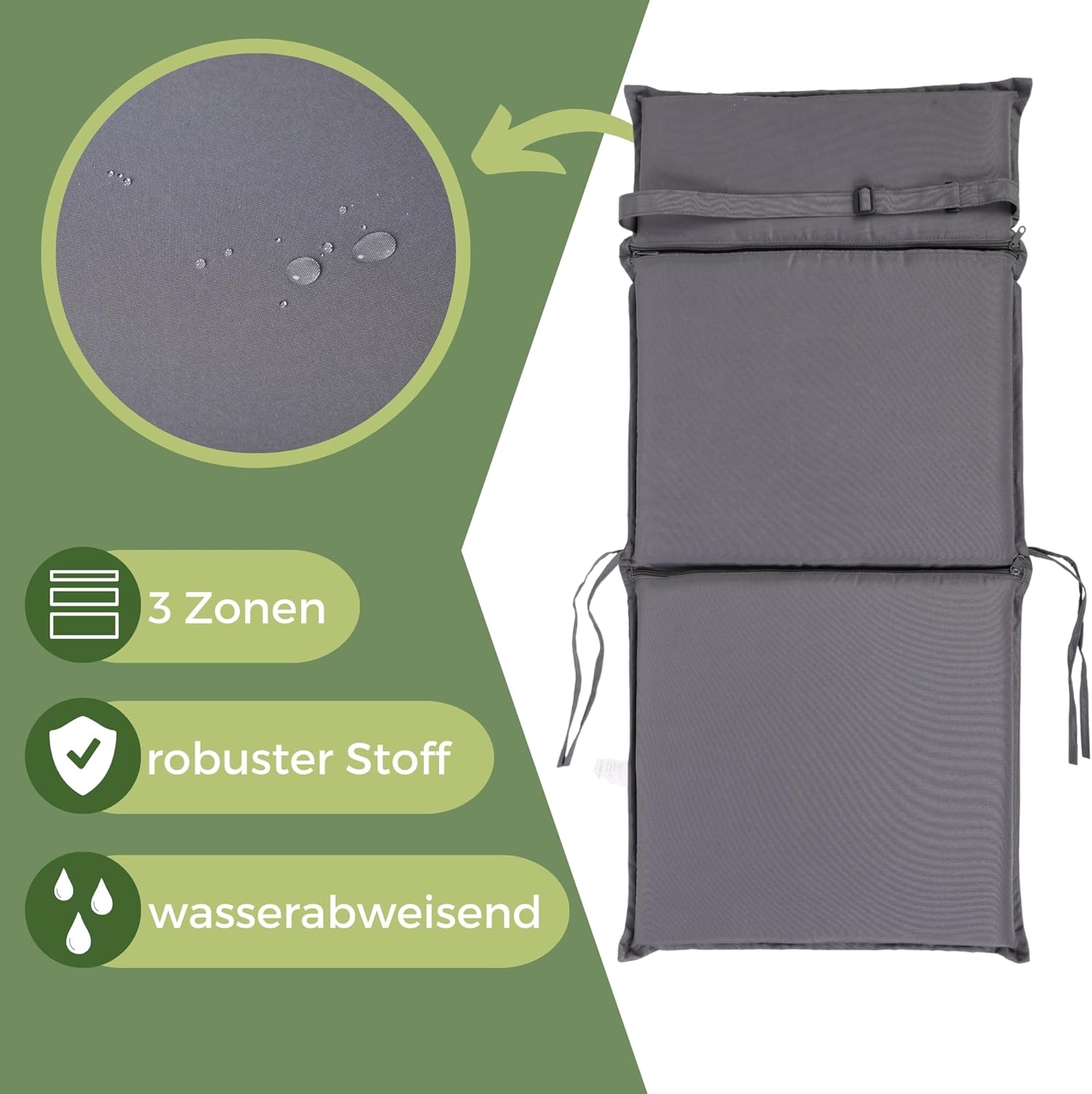 Albatros Gartenstühle 4er Set Kuba mit Sitzauflage – Gartenstühle Stapelbar mit robustem Metallgestell und hoher Belastbarkeit – Bequeme Stapelstühle auch als Terrassenstühle oder Balkonstühle