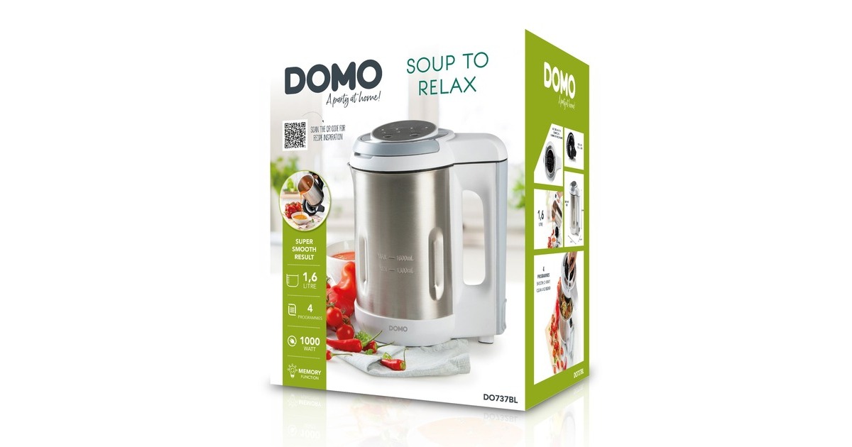 DomoSoepmaker DO737BL multikoker  (1,6 Liter)