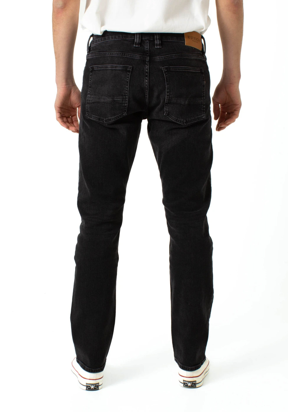 Kuyichi Herren-Jeans Scott Regular Vintage Black