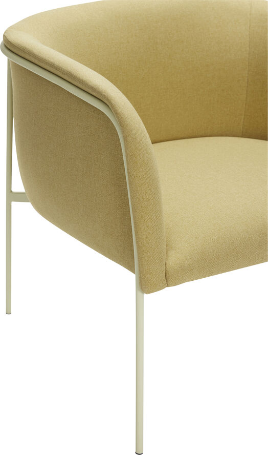 Hübsch Eyrie Lounge Chair Yellow Lysegrøn/gul