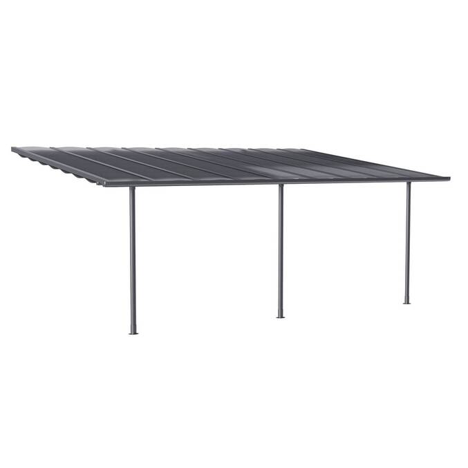 Pergola adossée BELIZE Graphite