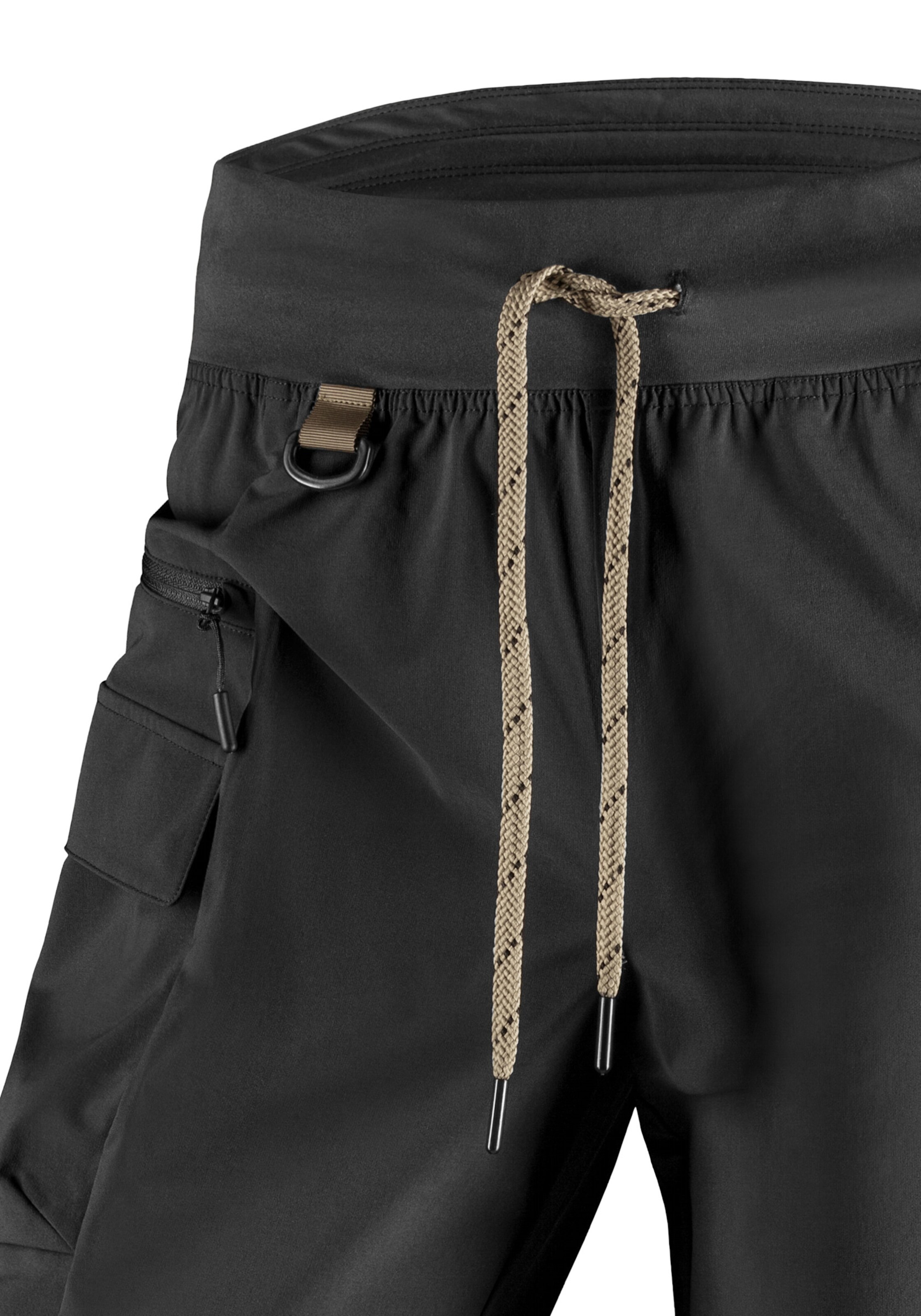 LASCANA ACTIVE Trekkinghose in schwarz