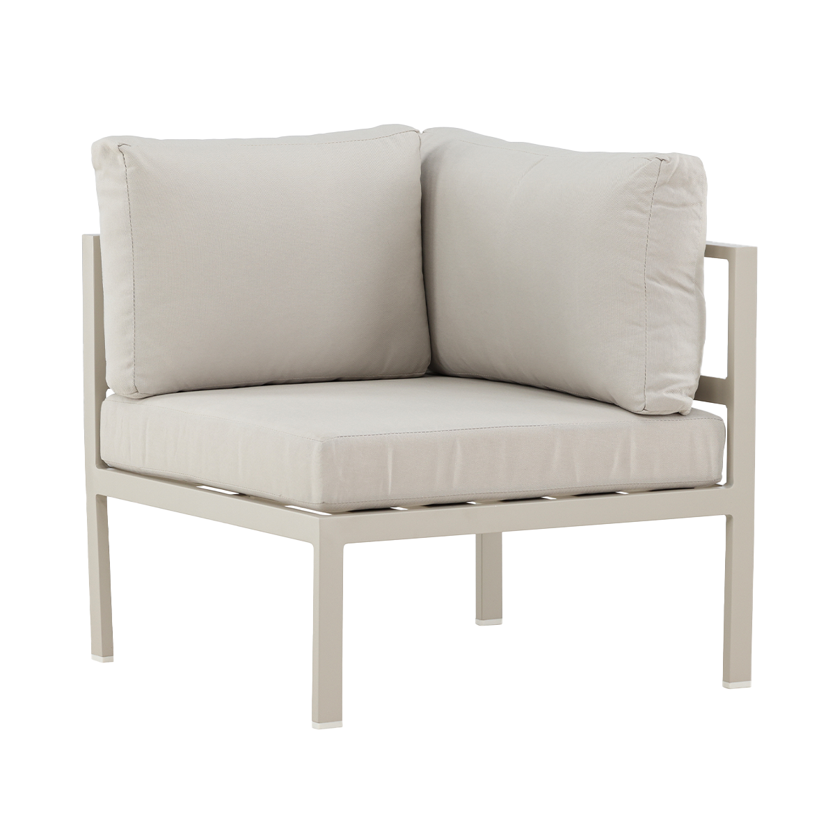 Modulair tuin hoekelement Glen Beige