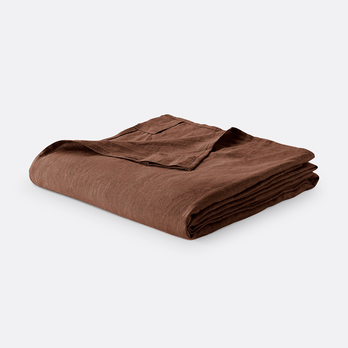 LA REDOUTE INTERIEURS<br>Cortina de linho lavado com laços ocultos, radiador, Onega