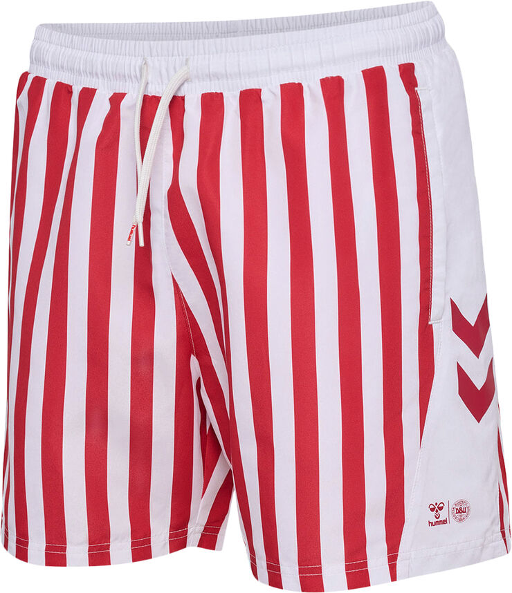 Hummel DBU Danmark 24 Badeshorts Hvid