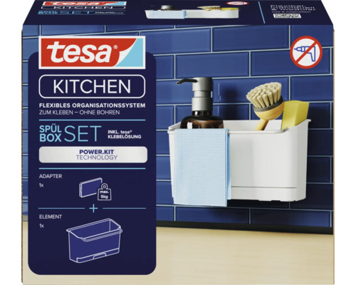 Tesa witte gootsteenorganizer 70026-00000-00