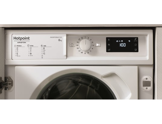 HOTPOINT - Lave linge encastrable BIWMHG81485EU, 8 kgs, 1400tr/mn,