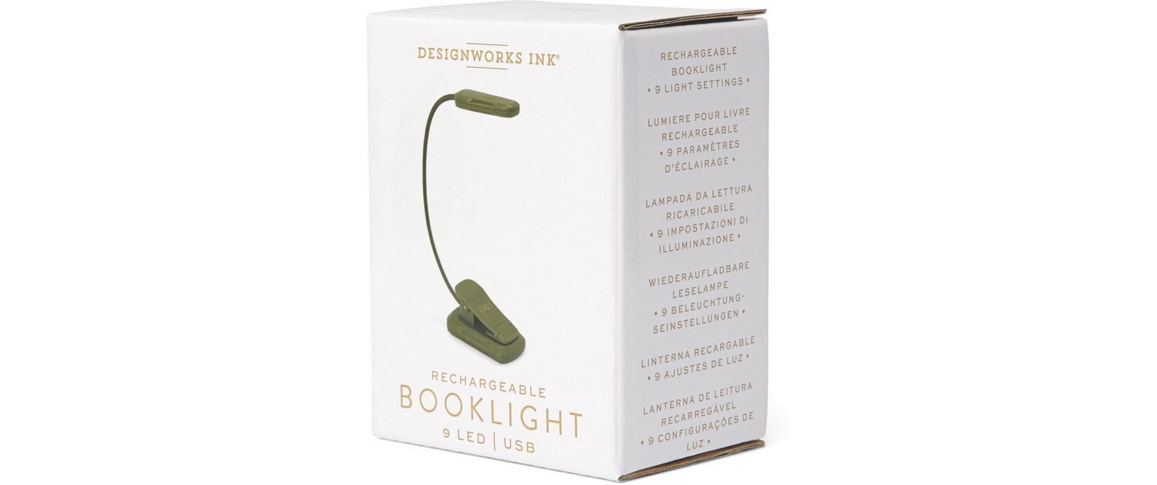 Leselicht Army GreenKompakte LED-Leselampe mit Clip