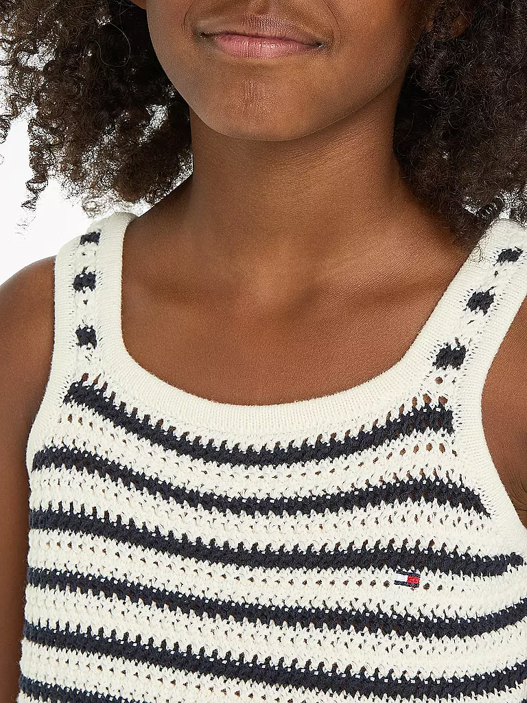 TOMMY HILFIGER Mädchen Stricktop  creme