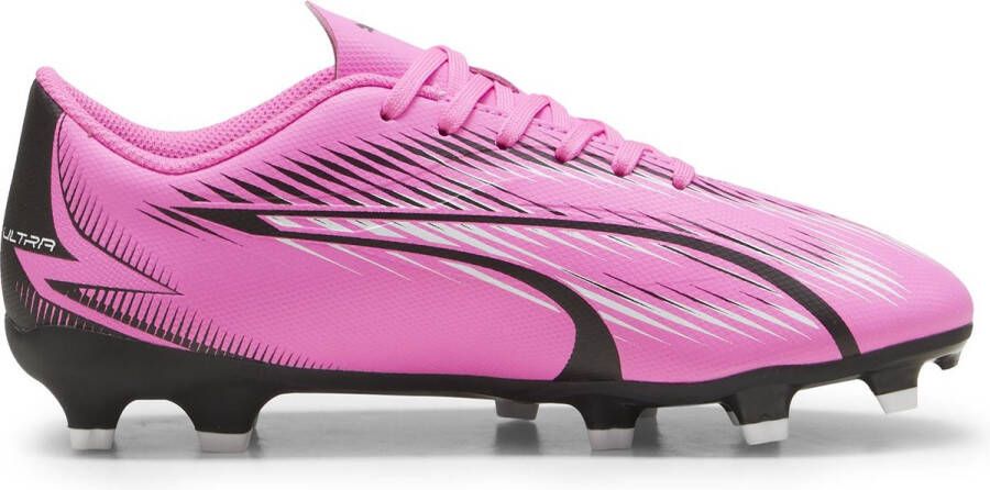 Puma Ultra Play FG AG Junior voetbalschoenen zwart koper Imitatieleer 28