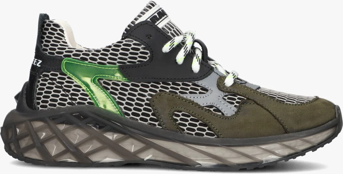 BRAQEEZ groene braqeez lage sneakers alex amsterdam