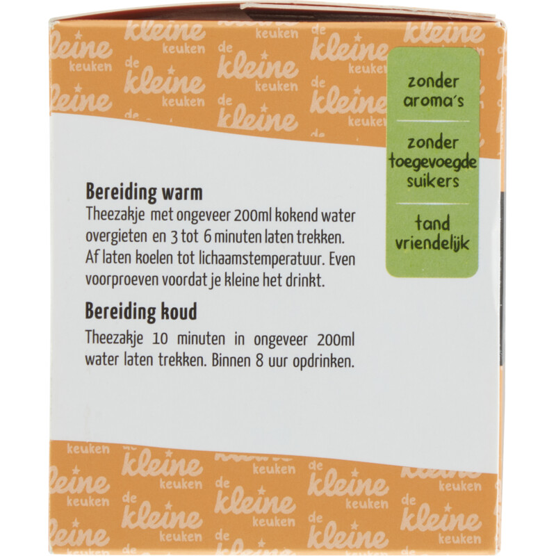 De Kleine Keuken Biologische fruit & kruidenthee 6m+
