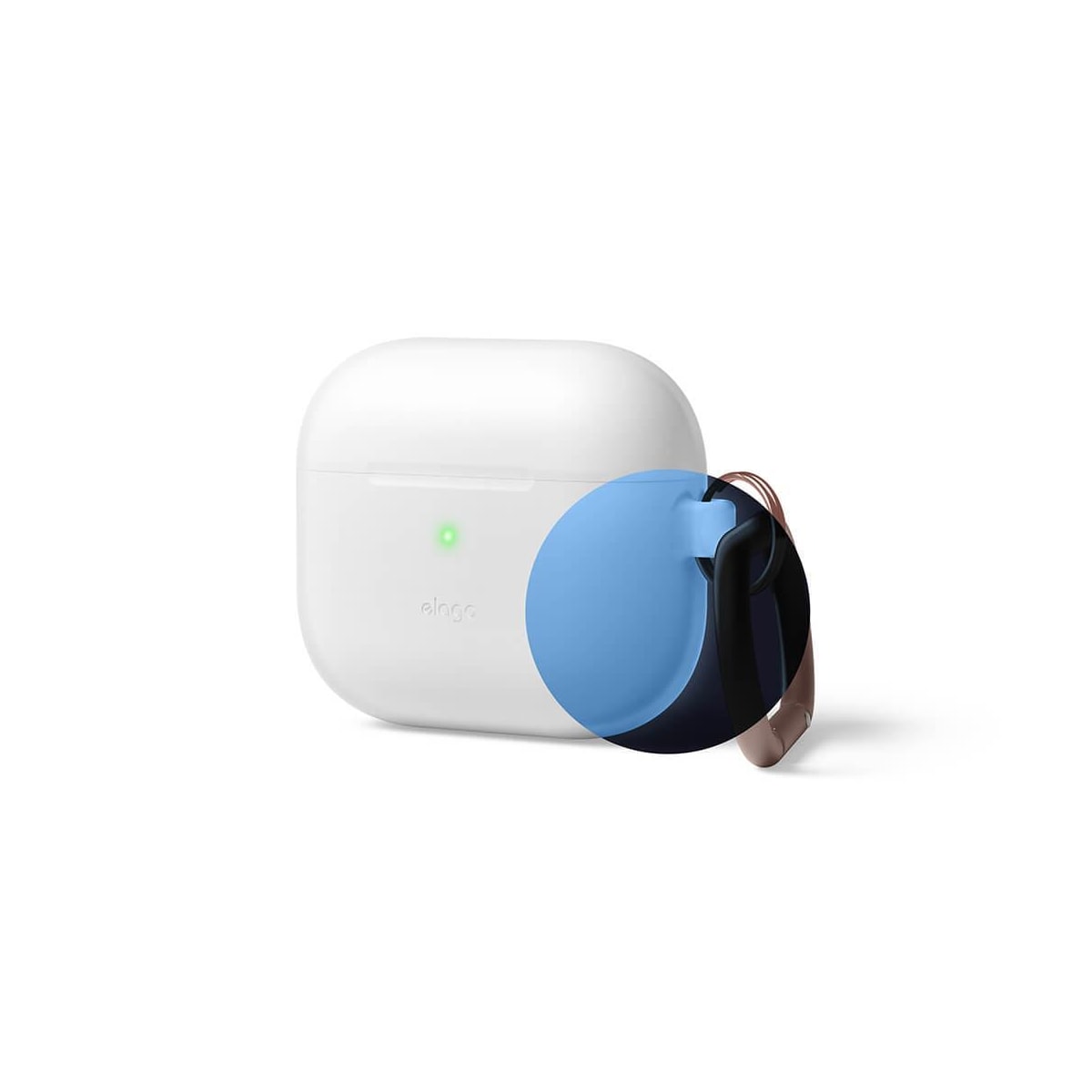 ELAGO AirPod 3 Hang Silicon Case Nightglow Blue
