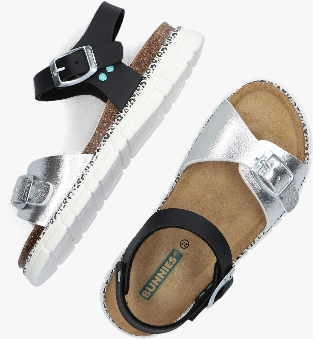BUNNIESJR zwarte bunniesjr sandalen bonny beach