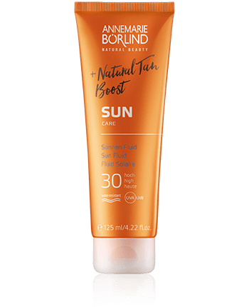 Annemarie Börlind Sun Care Sonnen-Fluid + Natural Tan Boost LSF 30 125ml