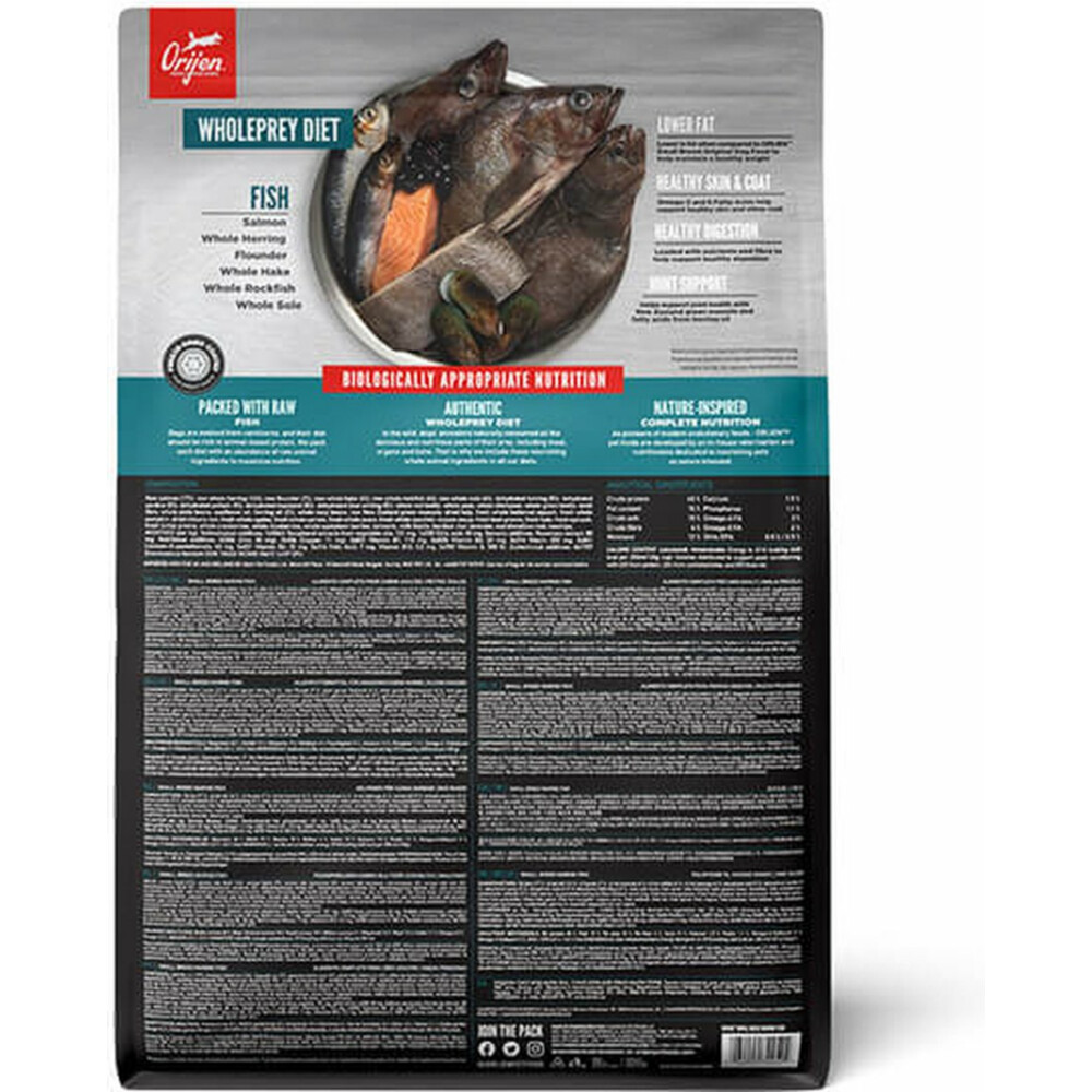 Orijen Whole Prey HondenvoerSmall Breed Dog Marine Fish1,8 kg