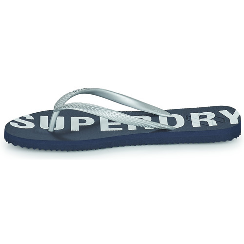 Superdry - CODE ESSENTIAL FLIP FLOP - Bleu