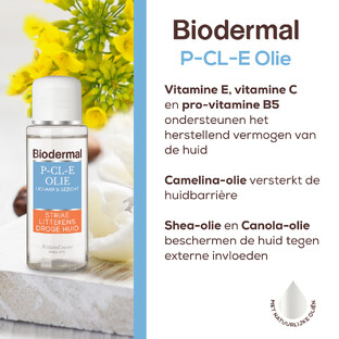 Biodermal P-CL-E Olie - Huidolie 75ML