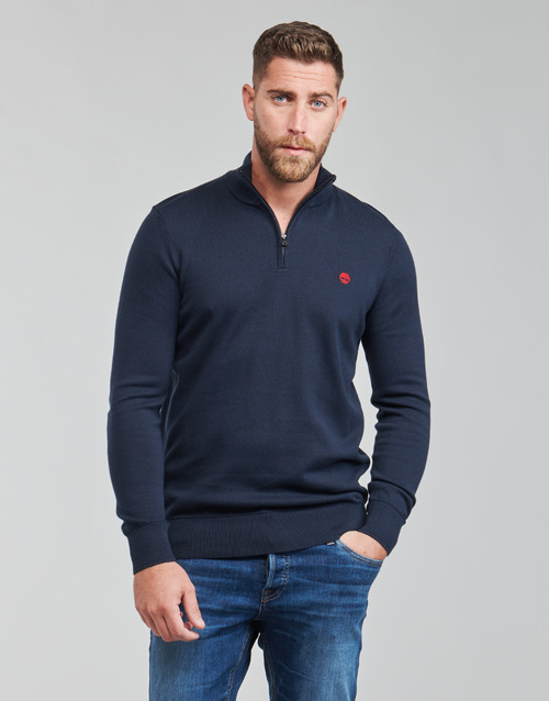 Timberland - LS WILLIAMS RIVER 1/4 ZIP - Marine