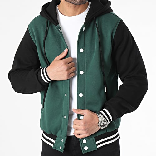 Veste Bomber Vert Noir