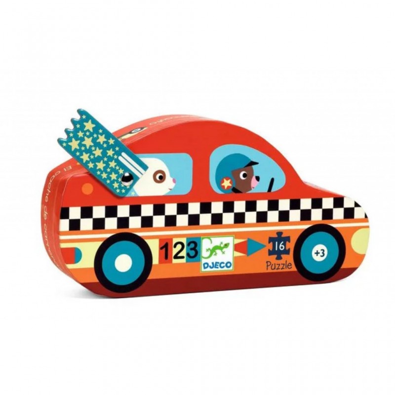 Puzzle Silhouette : Le Bolide - 16 pièces