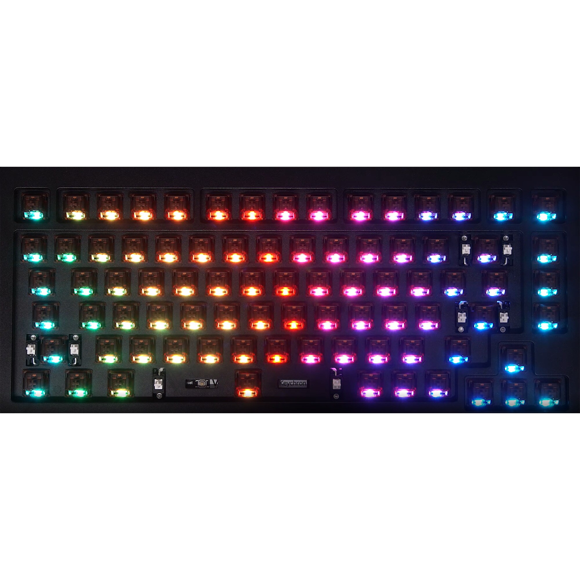 Keychron Gaming-Tastatur Q1 Barebone ISO Knob