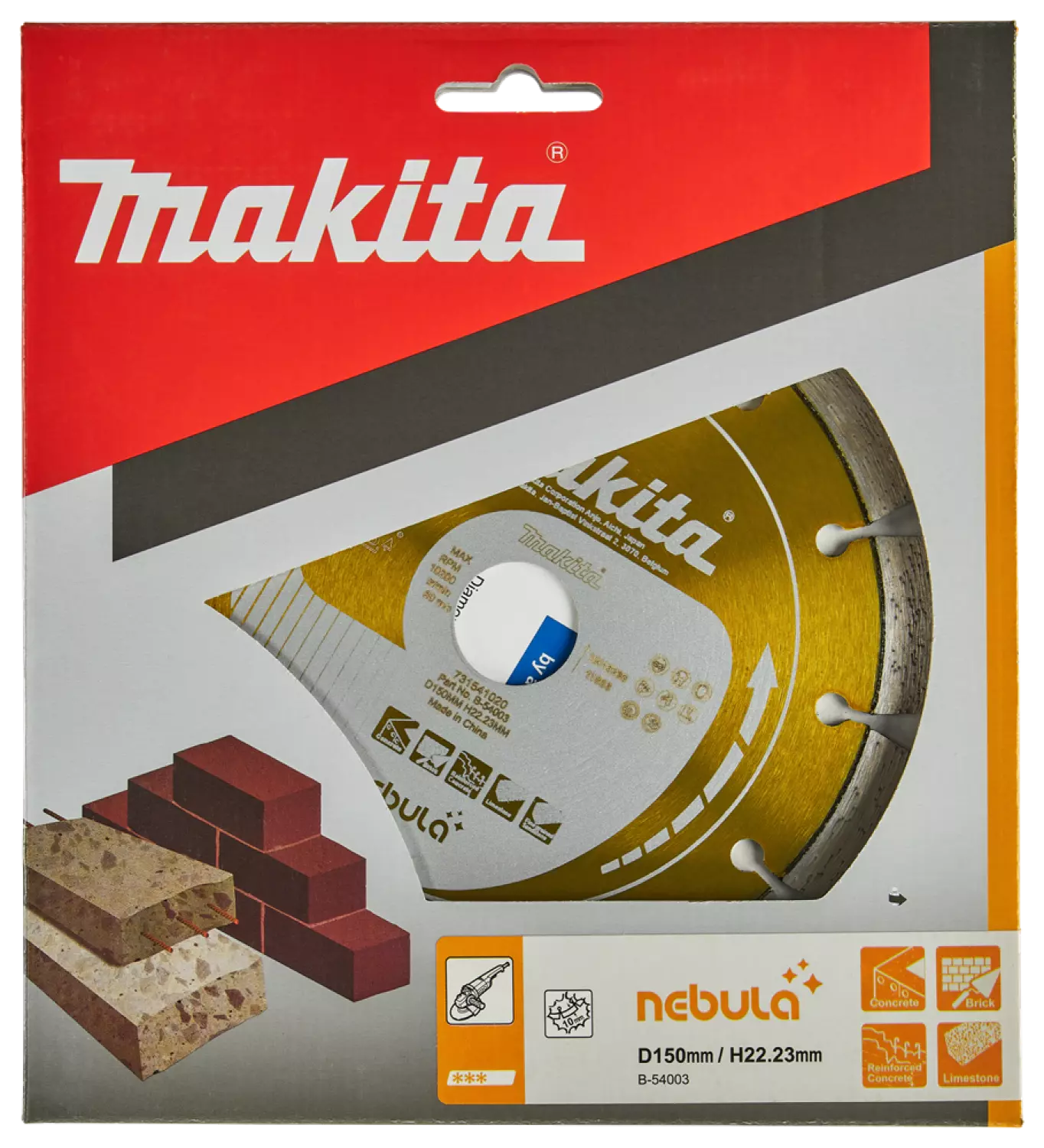 Makita B-54003 Diamantschijf - 150x22,23x2mm