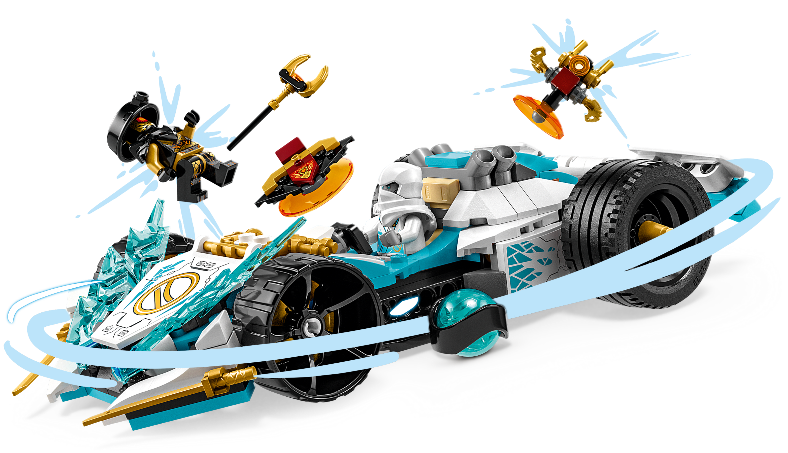 Carro de corrida Spinjitzu de Zane: Dragon Power 71791