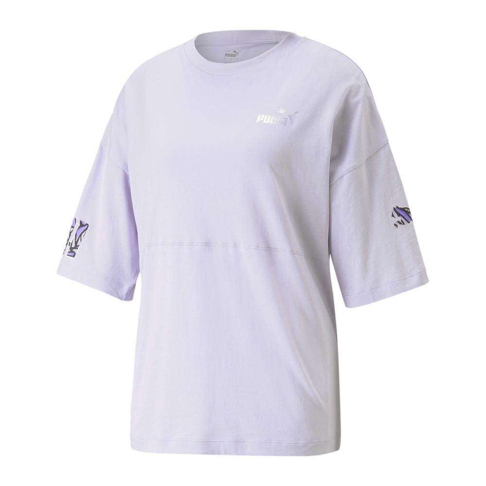 Puma T-shirt Mauve Femme Puma Monarc