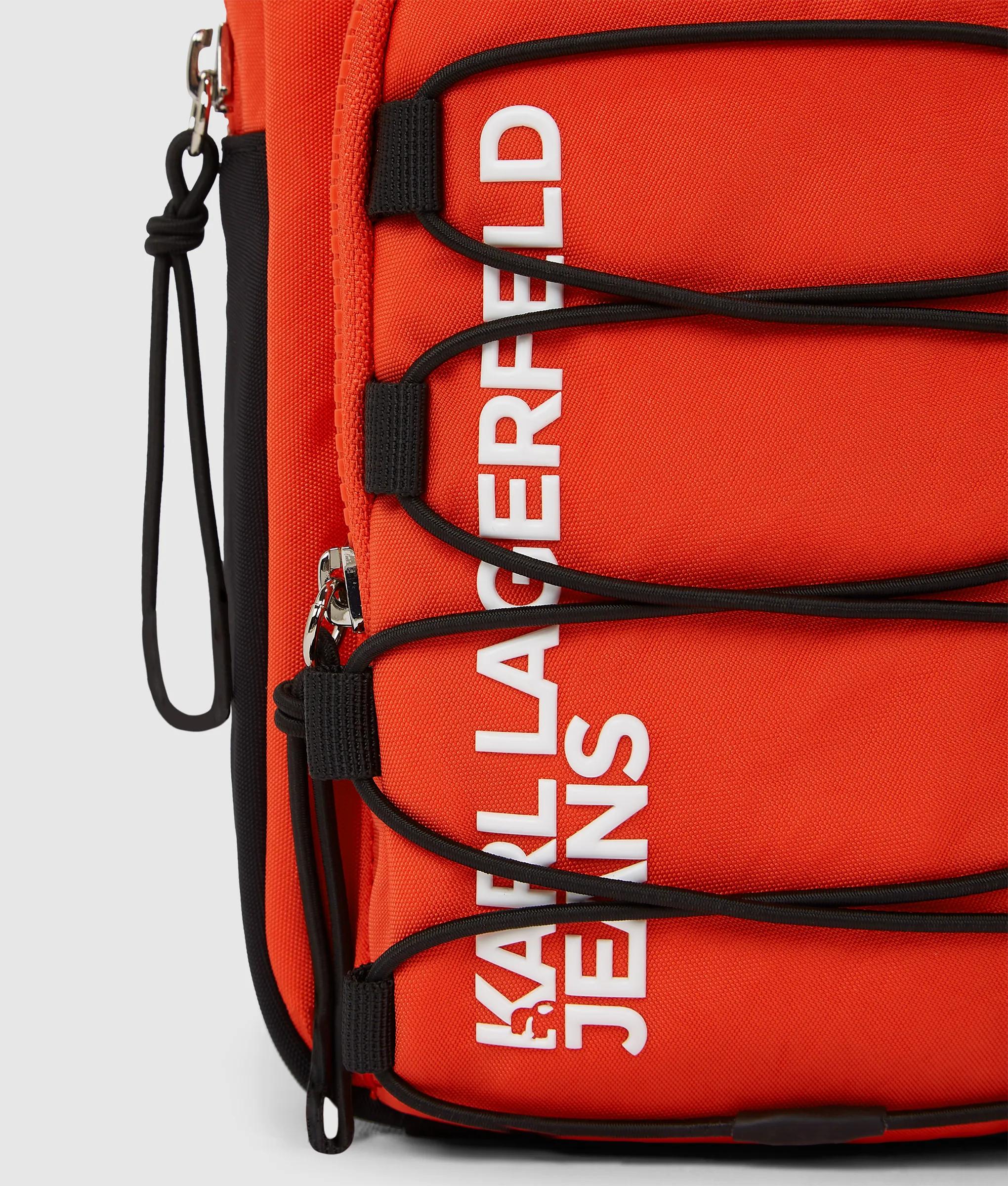Praktische schuine tas met trekkoord