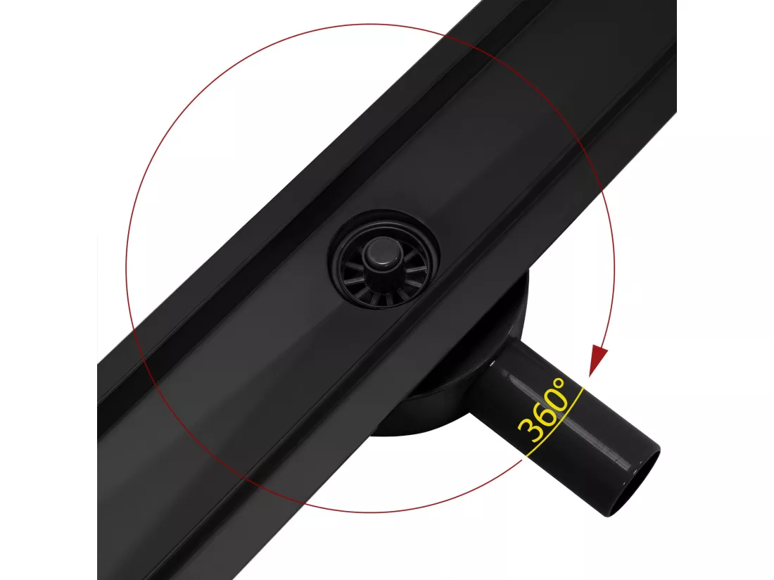 Drain Linéaire Rea Neo & Pure N 500 Black