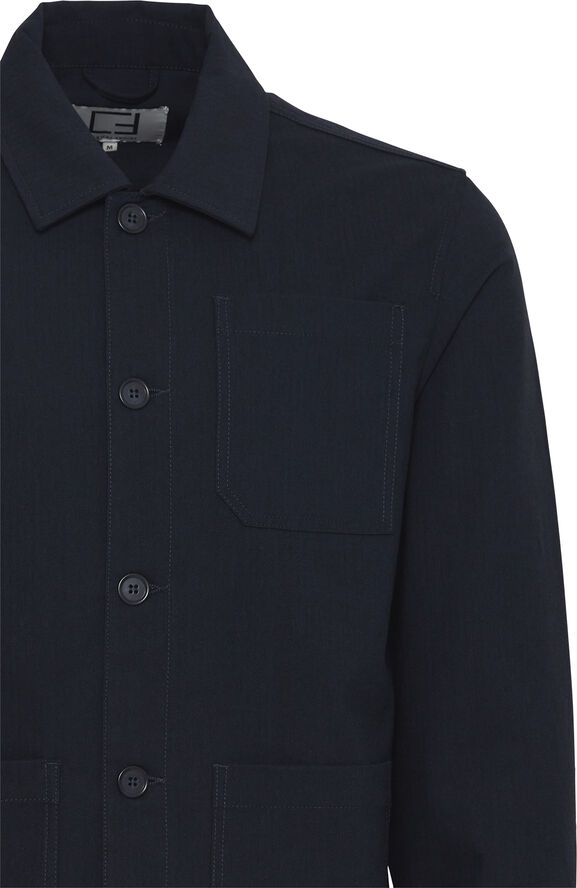 Casual Friday CFJAMIE 0154 herringbone shacket Dark navy