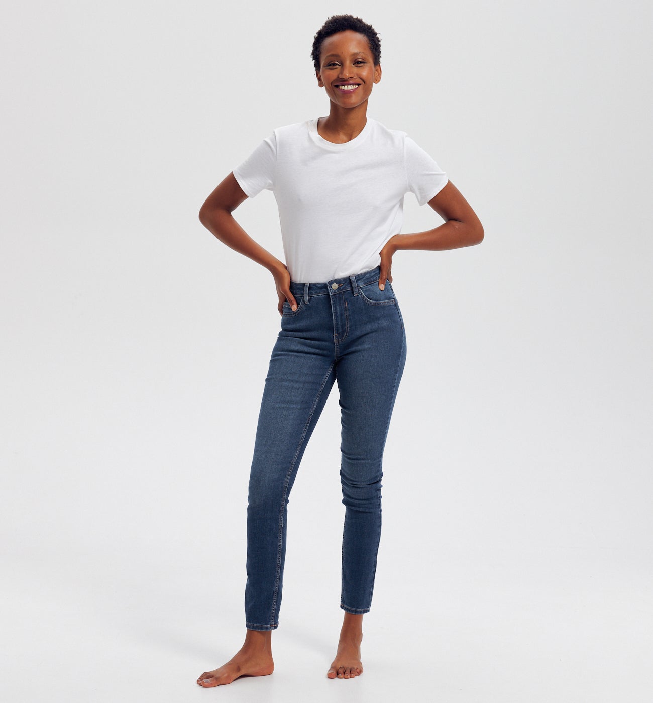 Jean skinny femme GASPARD - Jean brut