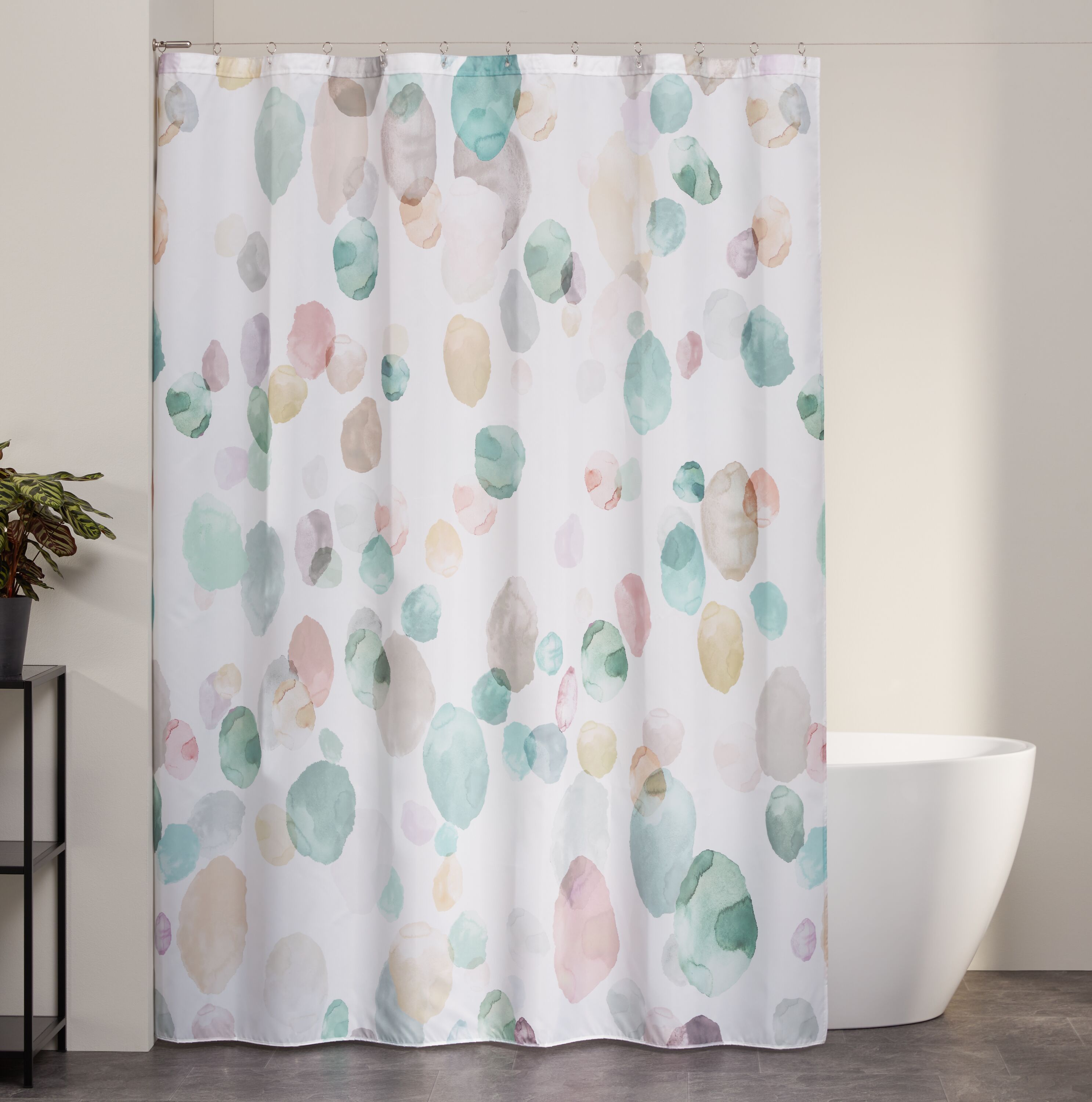 GOTAS Duschvorhang - Multicolor / B: 180.0 cm x H: 200.0 cm