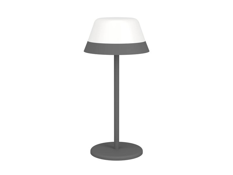 EGLO Leuchten Akku-Tischleuchte MEGGIANO 1.5W, 32 cm, Grau LED Tischleuchte