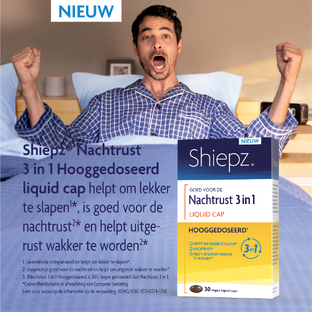 Shiepz Nachtrust 3 in 1 Hooggedoseerd Capsules 30TB