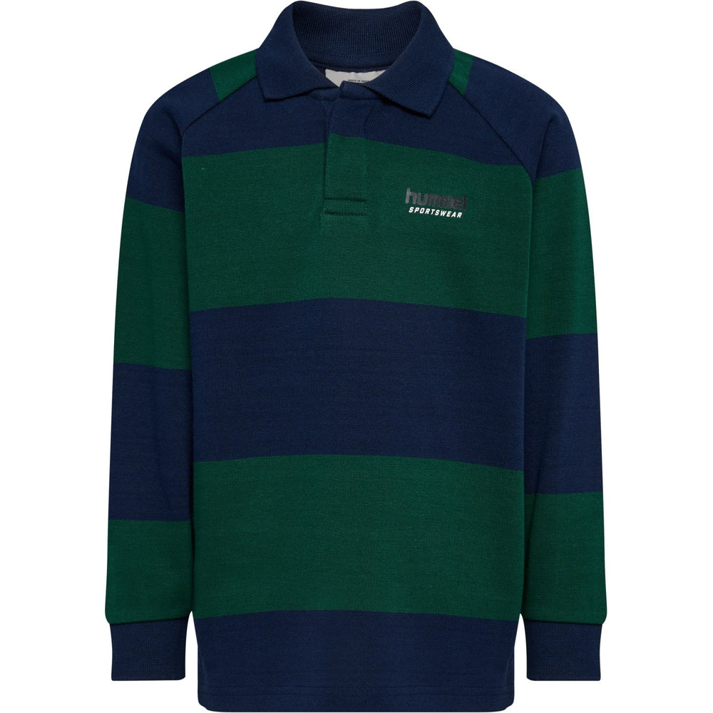 Køb Hummel Dress Blues Jr Loose Striped Polo L/S