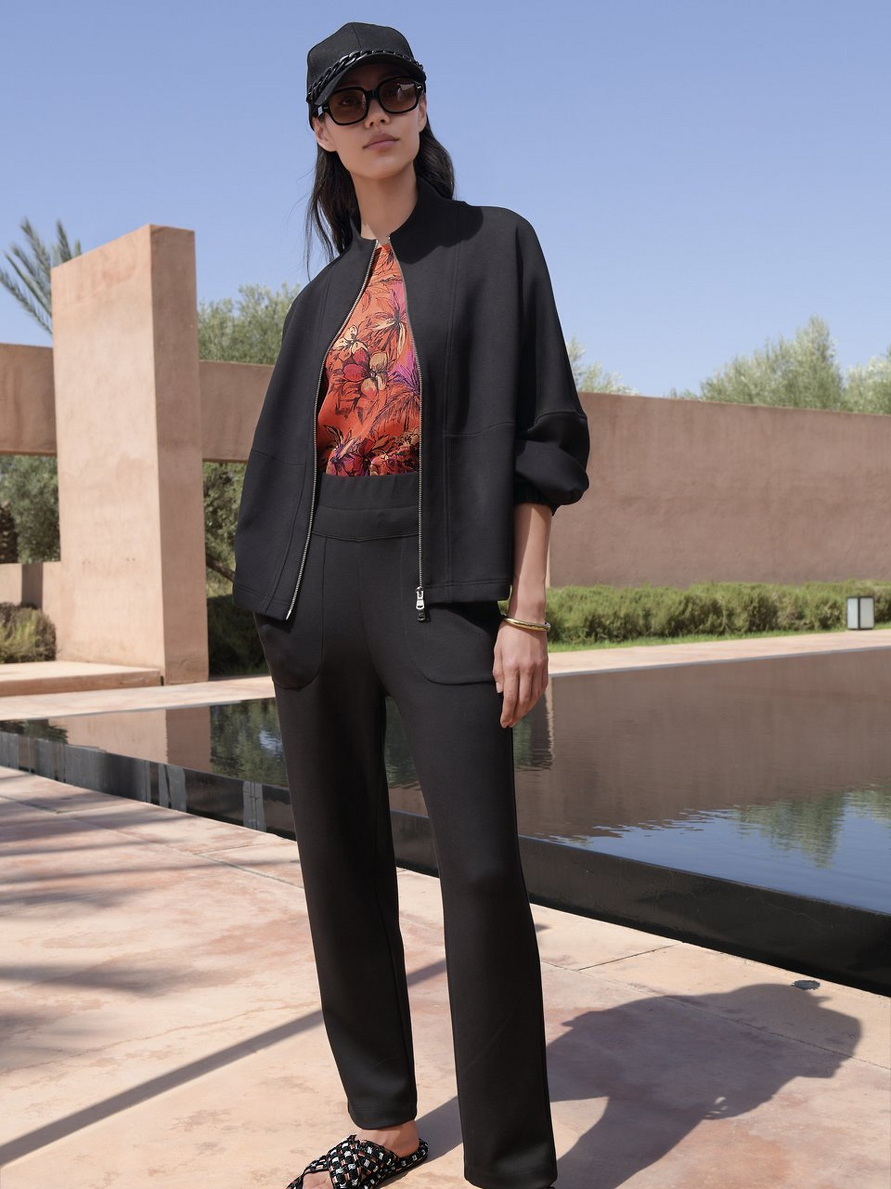 Loose Fit-Jersey-Hose