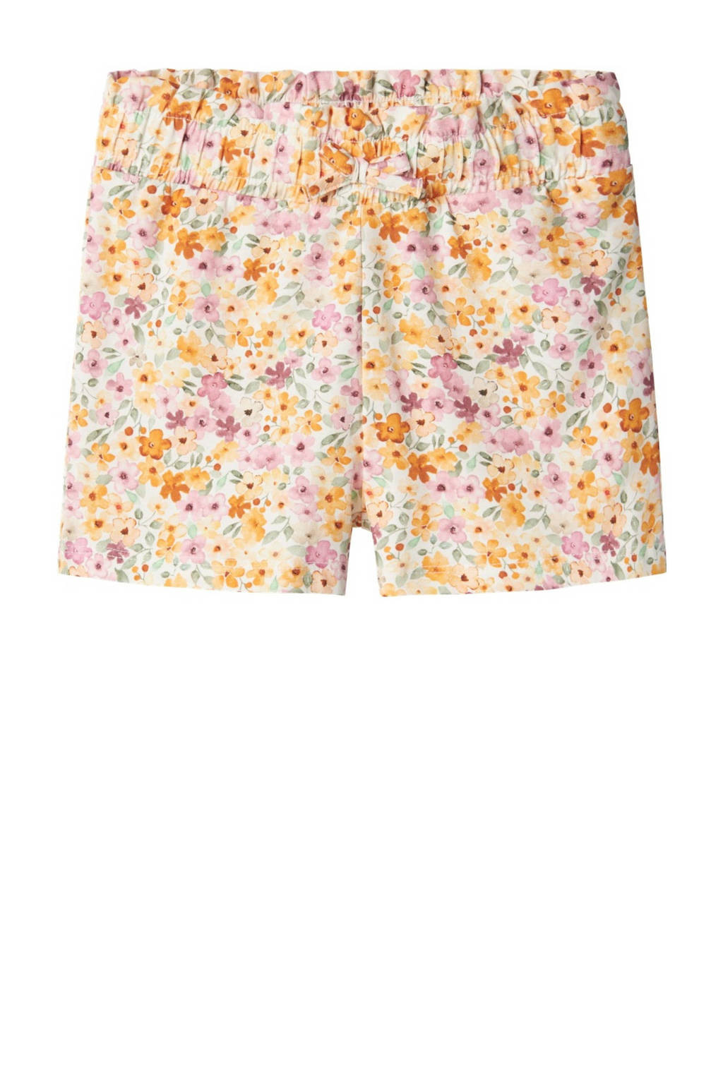 NAME IT gebloemde casual short NMFHISSE ecru/multicolor