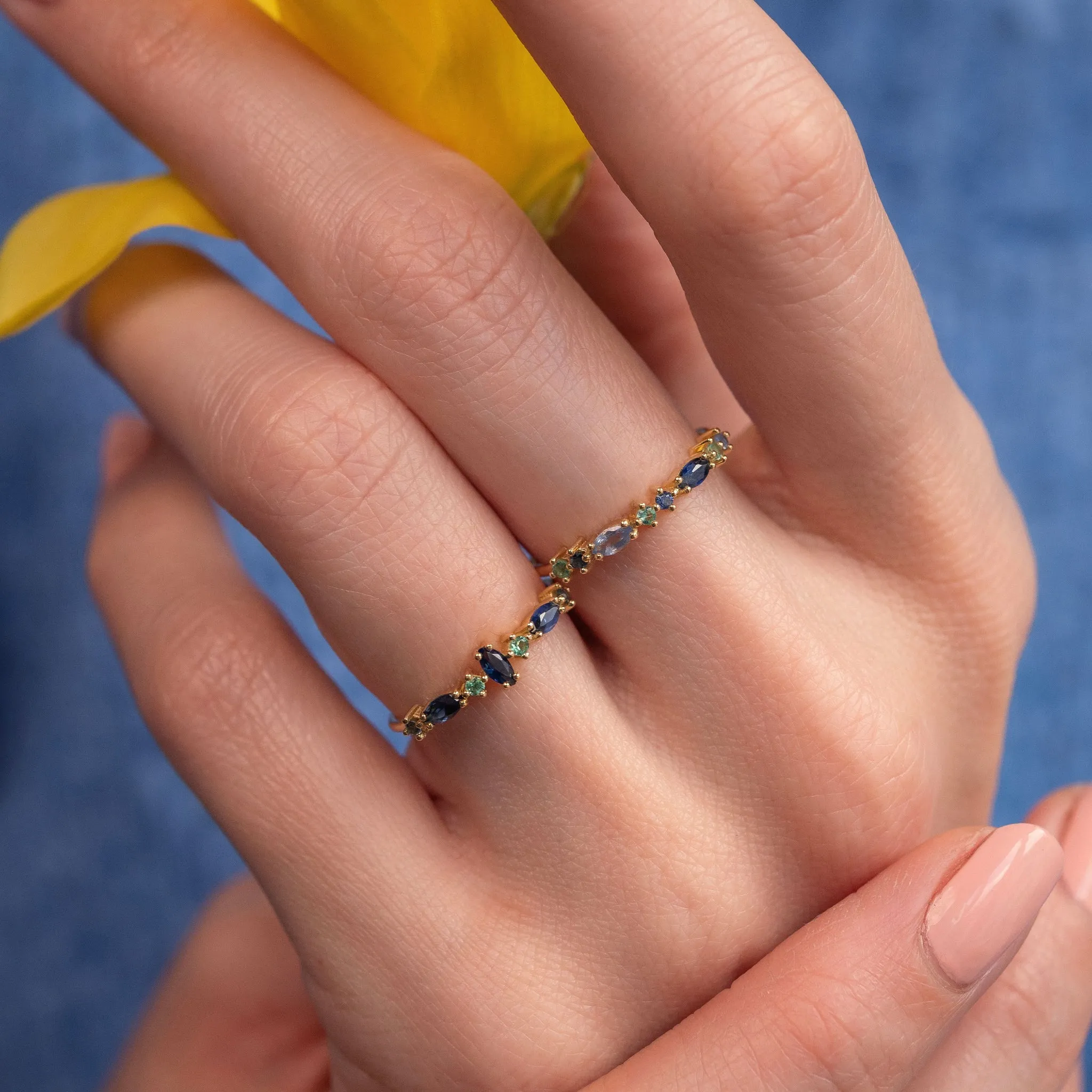 Bague Gaia 2 Marine Sophie d'Agon